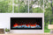 Amantii Symmetry 60'' Extra Tall & Deep Recessed Linear Indoor/Outdoor Electric Fireplace Amantii