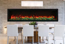 Amantii Symmetry 74'' Extra Tall & Deep Recessed Linear Indoor/Outdoor Electric Fireplace Amantii
