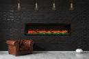 Amantii Symmetry 74'' Extra Tall & Deep Recessed Linear Indoor/Outdoor Electric Fireplace Amantii