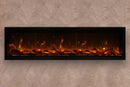 Amantii Symmetry 74'' Extra Tall & Deep Recessed Linear Indoor/Outdoor Electric Fireplace Amantii