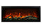 Amantii Symmetry 74'' Extra Tall & Deep Recessed Linear Indoor/Outdoor Electric Fireplace Amantii