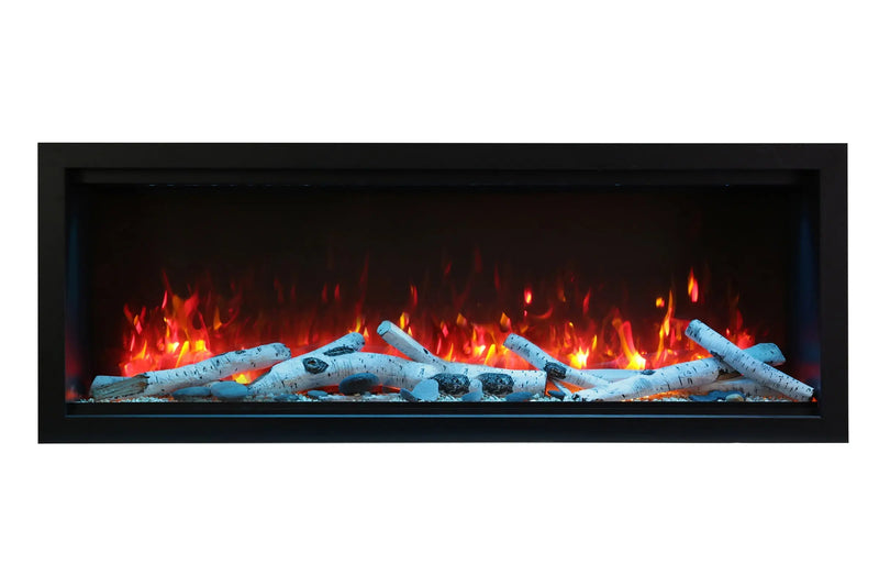 Amantii Symmetry 88'' Extra Tall & Deep Recessed Linear Indoor/Outdoor Electric Fireplace Amantii