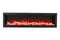 Amantii Symmetry Bespoke 50'' Wall Mount / Recessed Linear Indoor/Outdoor Electric Fireplace Amantii
