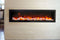Amantii Symmetry Bespoke 60'' Wall Mount / Recessed Linear Indoor/Outdoor Electric Fireplace Amantii