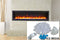 Amantii Symmetry Bespoke 60'' Wall Mount / Recessed Linear Indoor/Outdoor Electric Fireplace Amantii