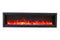Amantii Symmetry Bespoke 74'' Wall Mount / Recessed Linear Indoor/Outdoor Electric Fireplace Amantii