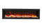 Amantii Symmetry Bespoke 88'' Wall Mount / Recessed Linear Indoor/Outdoor Electric Fireplace Amantii