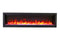 Amantii Symmetry Bespoke 88'' Wall Mount / Recessed Linear Indoor/Outdoor Electric Fireplace Amantii