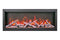 Amantii Symmetry Bespoke Extra Tall 100'' Smart Wall Mount / Recessed Electric Fireplace Amantii