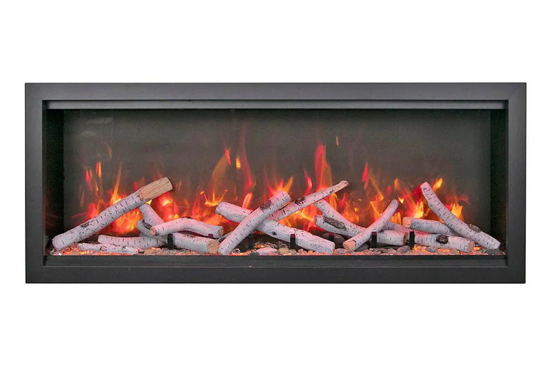Amantii Symmetry Bespoke Extra Tall 100'' Smart Wall Mount / Recessed Electric Fireplace Amantii