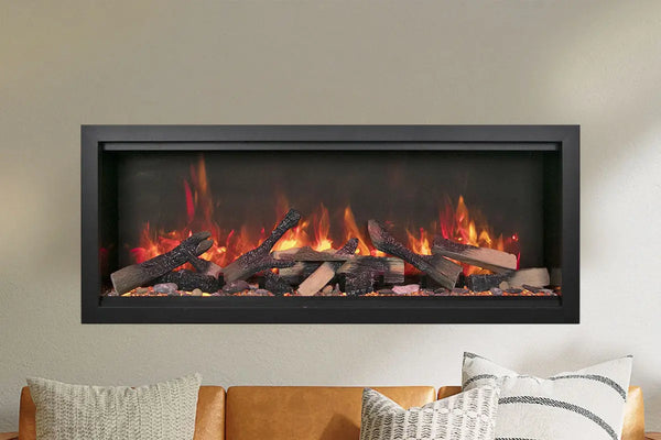 Amantii Symmetry Bespoke Extra Tall 50'' Smart Wall Mount / Recessed Electric Fireplace Amantii