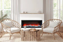 Amantii Symmetry Bespoke Extra Tall 50'' Smart Wall Mount / Recessed Electric Fireplace Amantii