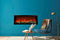 Amantii Symmetry Bespoke Extra Tall 60'' Smart Wall Mount / Recessed Electric Fireplace Amantii