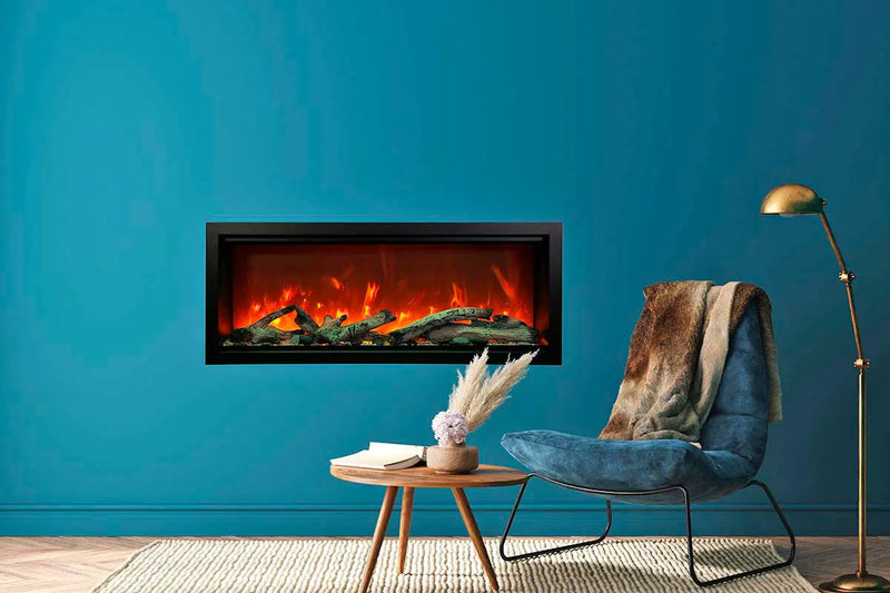 Amantii Symmetry Bespoke Extra Tall 60'' Smart Wall Mount / Recessed Electric Fireplace Amantii
