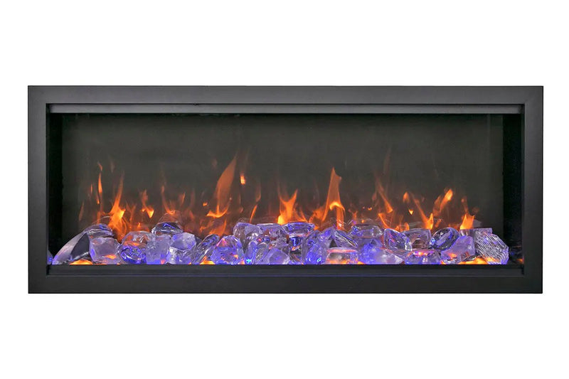Amantii Symmetry Bespoke Extra Tall 60'' Smart Wall Mount / Recessed Electric Fireplace Amantii