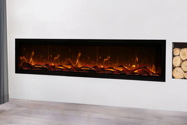 Amantii Symmetry Bespoke Extra Tall 74'' Smart Wall Mount / Recessed Electric Fireplace Amantii