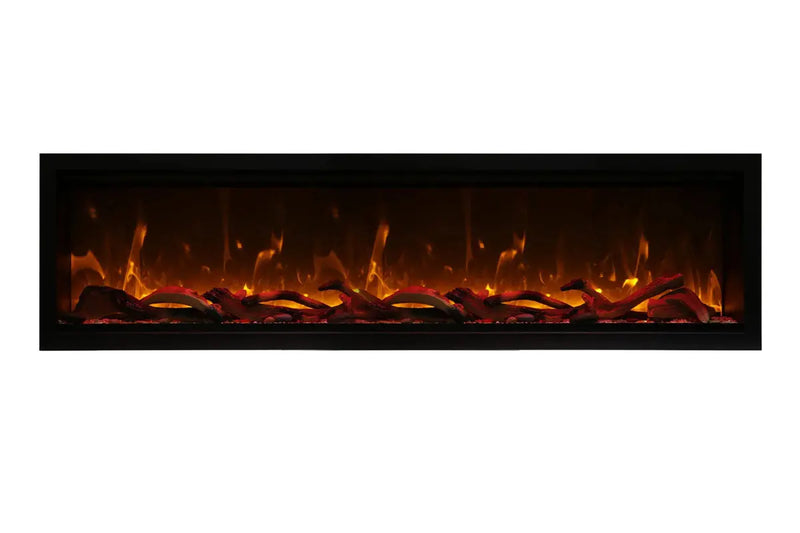 Amantii Symmetry Bespoke Extra Tall 74'' Smart Wall Mount / Recessed Electric Fireplace Amantii