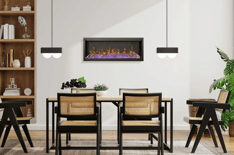 Amantii Symmetry Bespoke Extra Tall 74'' Smart Wall Mount / Recessed Electric Fireplace Amantii