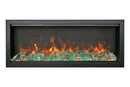 Amantii Symmetry Bespoke Extra Tall 74'' Smart Wall Mount / Recessed Electric Fireplace Amantii
