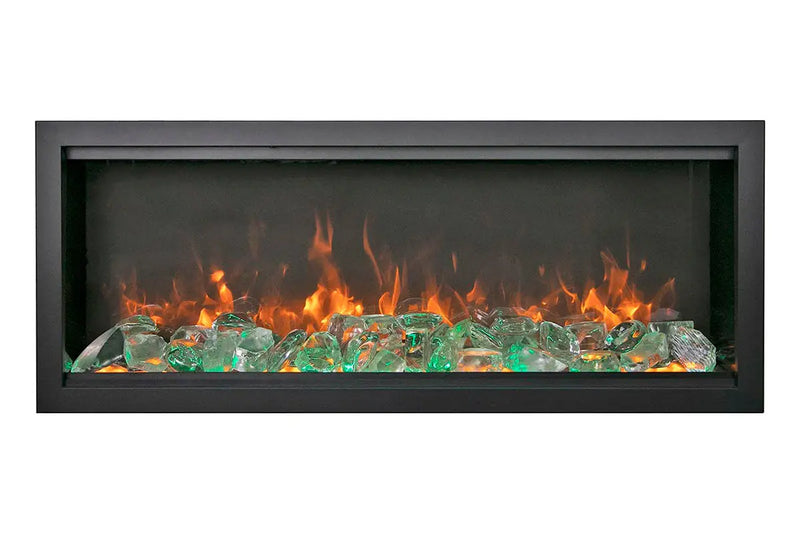 Amantii Symmetry Bespoke Extra Tall 74'' Smart Wall Mount / Recessed Electric Fireplace Amantii