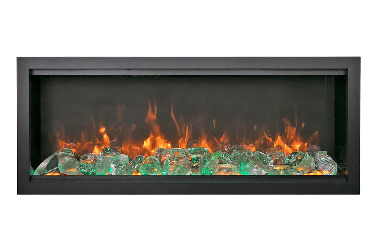 Amantii Symmetry Bespoke Extra Tall 88'' Smart Wall Mount / Recessed Electric Fireplace Amantii
