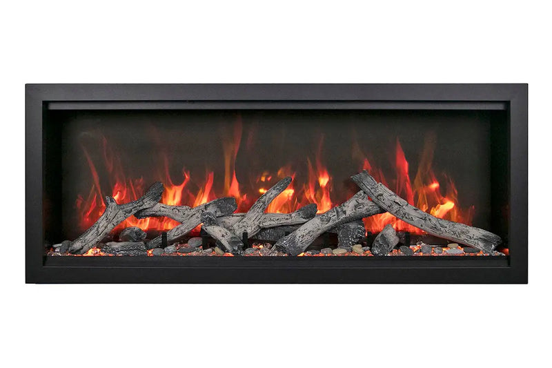 Amantii Symmetry Bespoke Extra Tall 88'' Smart Wall Mount / Recessed Electric Fireplace Amantii