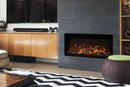 Amantii Symmetry Lumina 34'' Wall Mount / Recessed Smart Indoor/Outdoor Electric Fireplace Amantii