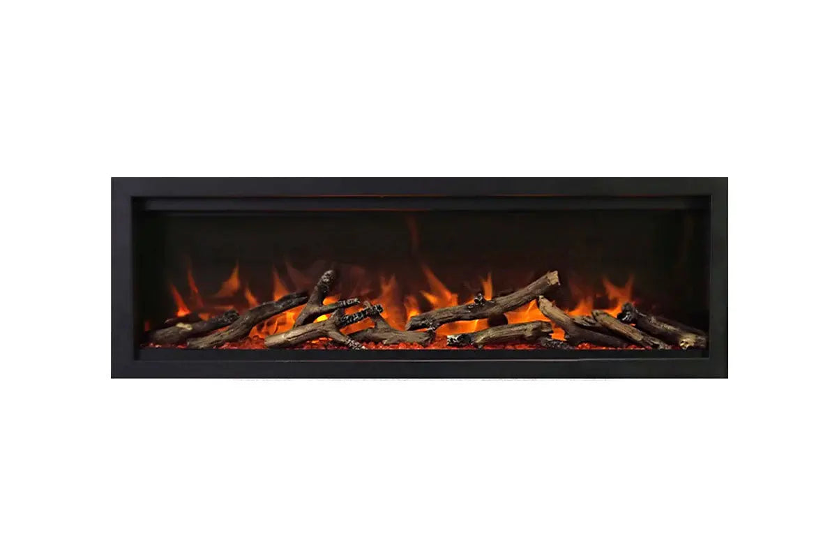 Amantii Symmetry Lumina 42'' Wall Mount / Recessed Smart Indoor/Outdoor Electric Fireplace Amantii