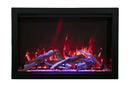 Amantii Traditional Bespoke 33-Inch Built-In Indoor/Outdoor Smart Electric Firebox Insert Amantii