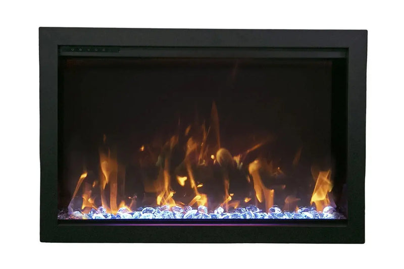 Amantii Traditional Bespoke 33-Inch Built-In Indoor/Outdoor Smart Electric Firebox Insert Amantii
