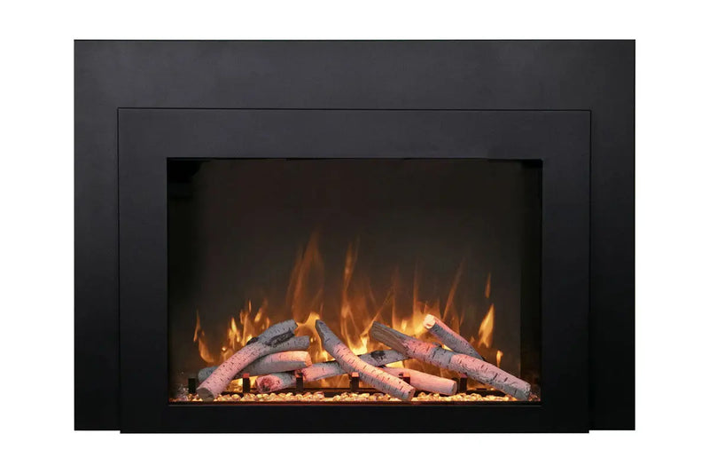 Amantii Traditional Bespoke 33-Inch Built-In Indoor/Outdoor Smart Electric Firebox Insert Amantii