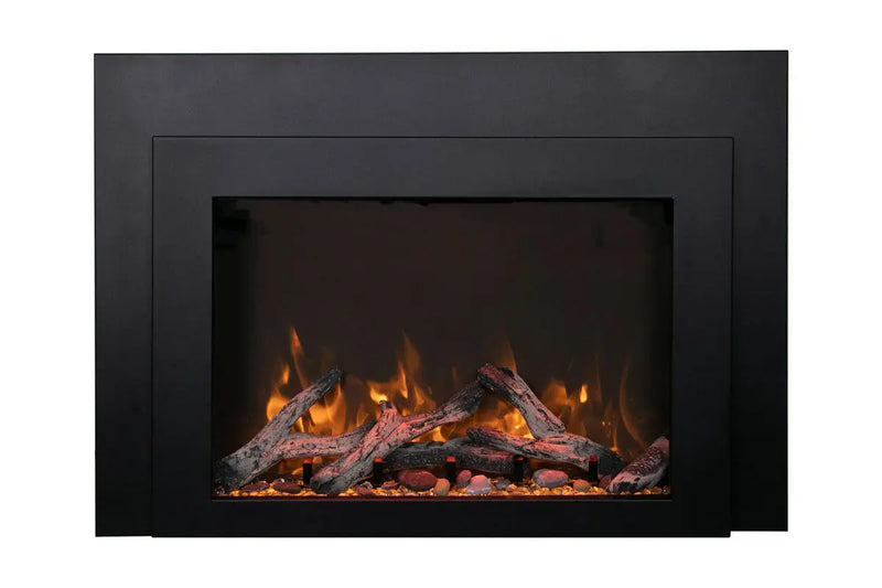 Amantii Traditional Bespoke 33-Inch Built-In Indoor/Outdoor Smart Electric Firebox Insert Amantii