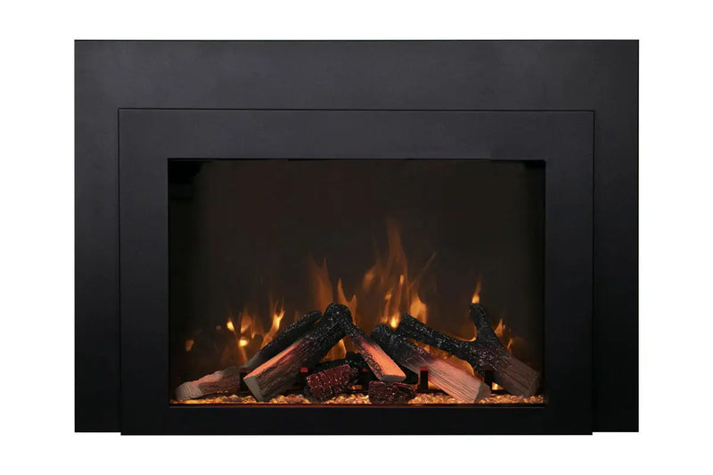 Amantii Traditional Bespoke 33-Inch Built-In Indoor/Outdoor Smart Electric Firebox Insert Amantii