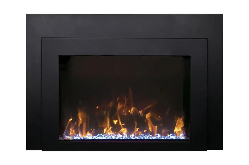 Amantii Traditional Bespoke 33-Inch Built-In Indoor/Outdoor Smart Electric Firebox Insert Amantii