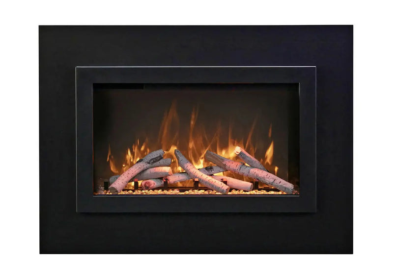 Amantii Traditional Bespoke 33-Inch Built-In Indoor/Outdoor Smart Electric Firebox Insert Amantii