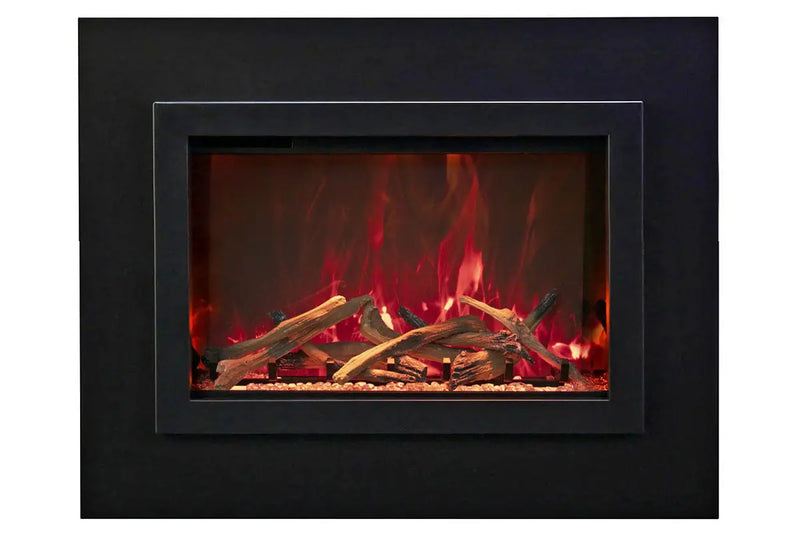 Amantii Traditional Bespoke 33-Inch Built-In Indoor/Outdoor Smart Electric Firebox Insert Amantii