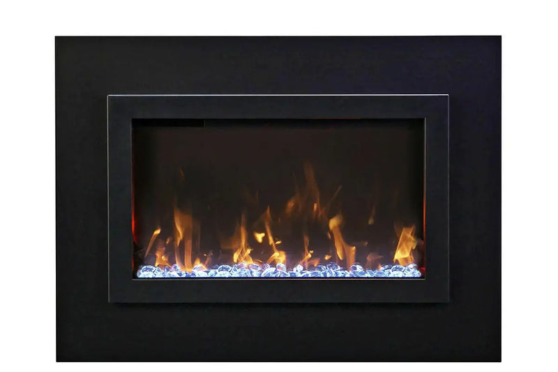 Amantii Traditional Bespoke 33-Inch Built-In Indoor/Outdoor Smart Electric Firebox Insert Amantii