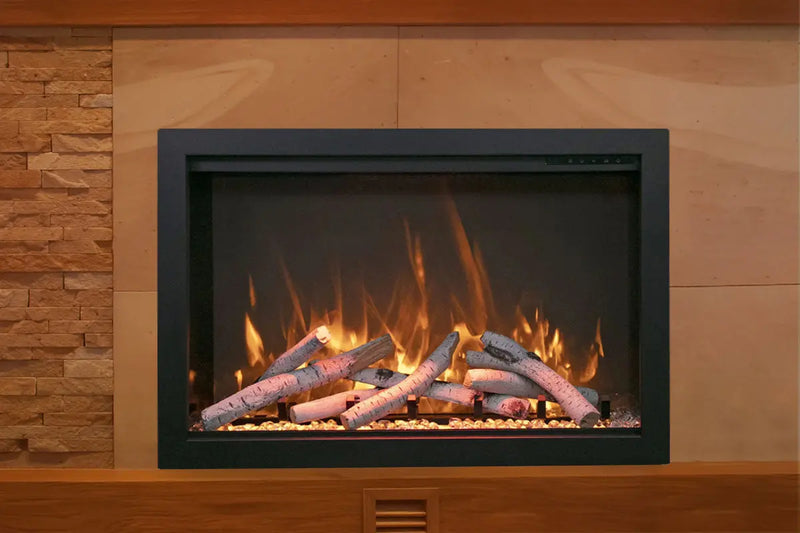Amantii Traditional Bespoke 38-Inch Built-In Indoor/Outdoor Smart Electric Firebox Insert Amantii