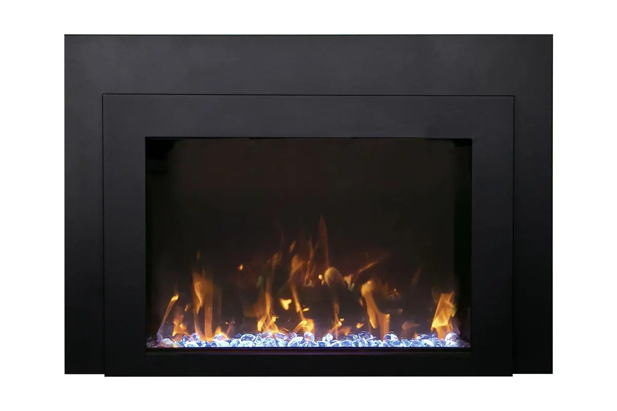 Amantii Traditional Bespoke 38-Inch Built-In Indoor/Outdoor Smart Electric Firebox Insert Amantii