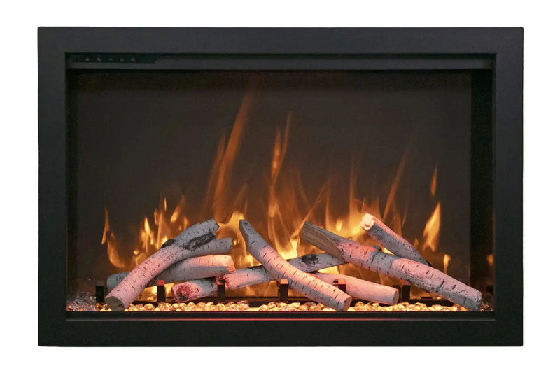 Amantii Traditional Bespoke 44-Inch Built-In Indoor/Outdoor Smart Electric Firebox Insert Amantii