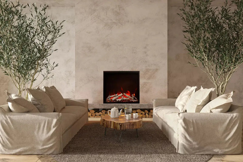 Amantii Traditional Bespoke 48-Inch Built-In Indoor/Outdoor Smart Electric Firebox Insert Amantii