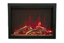 Amantii Traditional Bespoke 48-Inch Built-In Indoor/Outdoor Smart Electric Firebox Insert Amantii