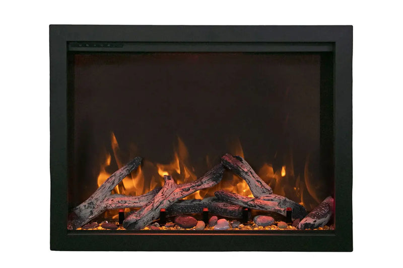 Amantii Traditional Bespoke 48-Inch Built-In Indoor/Outdoor Smart Electric Firebox Insert Amantii