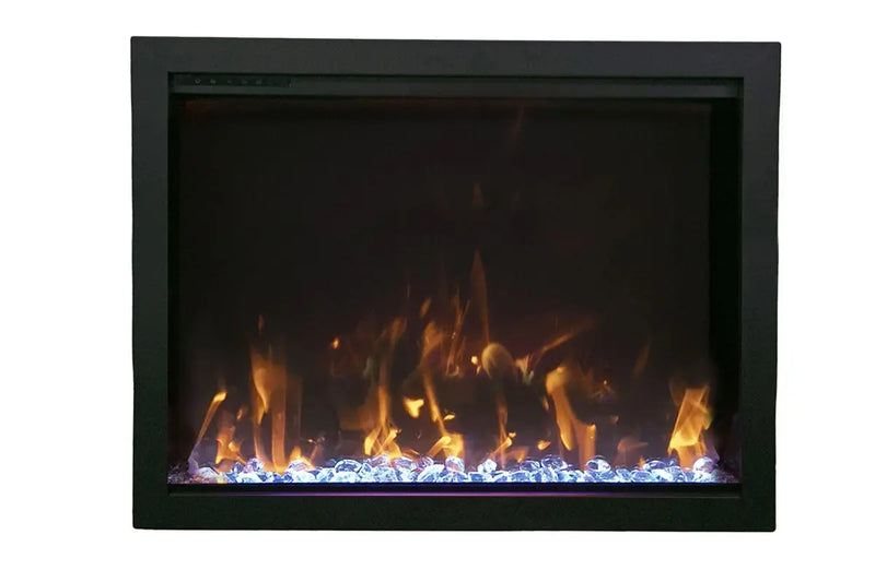 Amantii Traditional Bespoke 48-Inch Built-In Indoor/Outdoor Smart Electric Firebox Insert Amantii