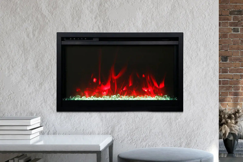 Amantii Traditional Extra Slim 26-Inch Smart Built-In Electric Firebox Insert Amantii