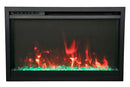 Amantii Traditional Extra Slim 30-Inch Smart Built-In Electric Firebox Insert Amantii