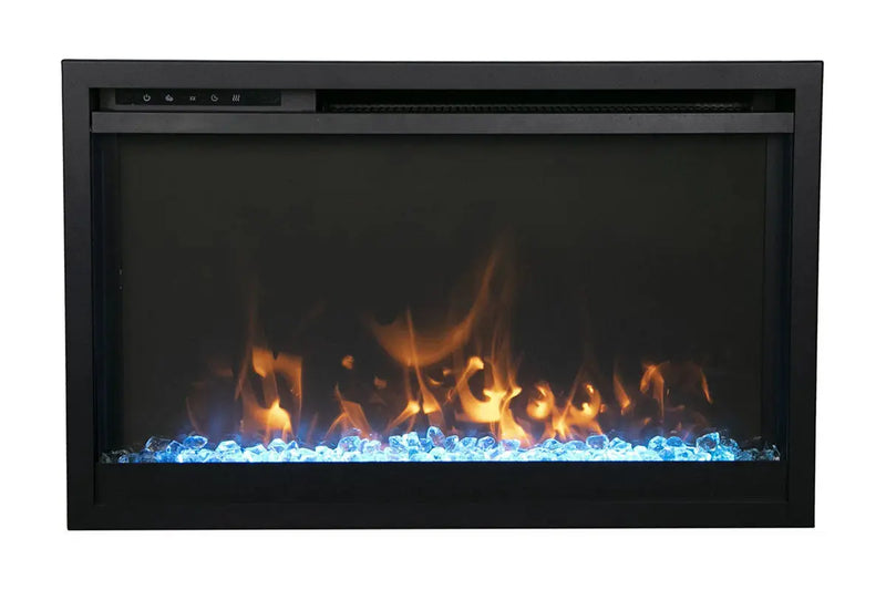 Amantii Traditional Extra Slim 33-Inch Smart Built-In Electric Firebox Insert Amantii