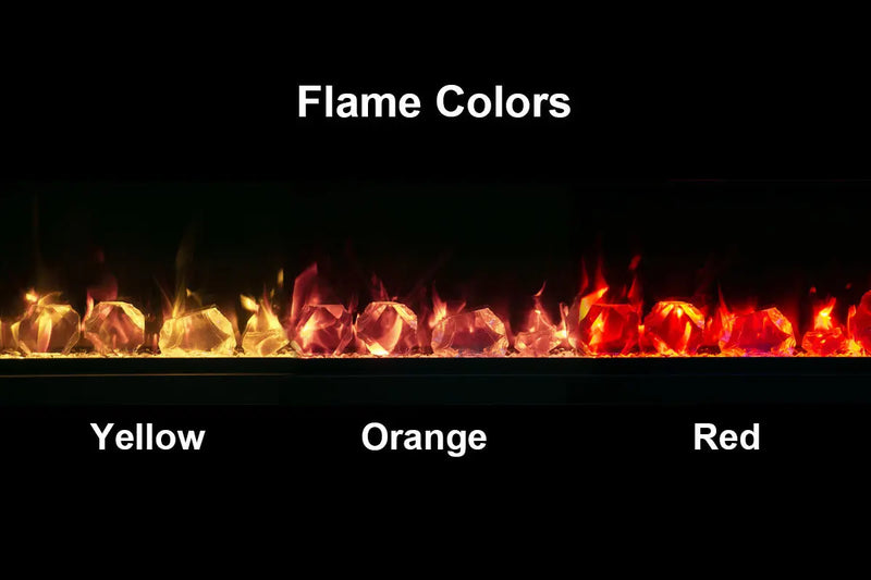 Amantii Traditional Lumina 48-Inch Built-In Indoor/Outdoor Smart Electric Firebox Insert Amantii