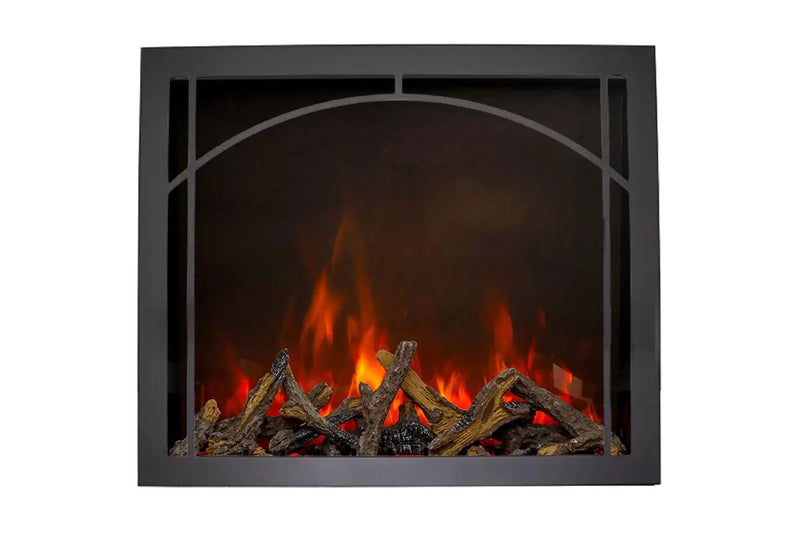 Amantii Traditional Lumina 48-Inch Built-In Indoor/Outdoor Smart Electric Firebox Insert Amantii