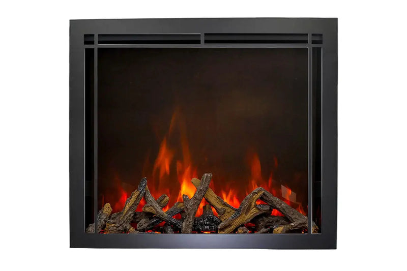 Amantii Traditional Lumina 48-Inch Built-In Indoor/Outdoor Smart Electric Firebox Insert Amantii